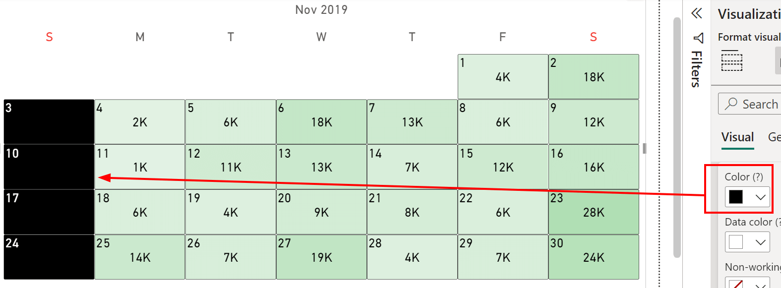 Columns changing in Calendar pro